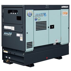 発電機 極超低騒音形ビックタンク SDG25AS-7B1|レンタル商品|リース 